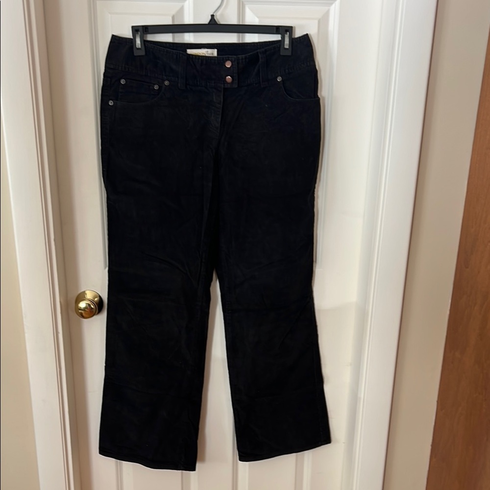 London Jean, “Chino Stretch”, “The Marisa Fit”, woman’s, black, pants. Size 12.